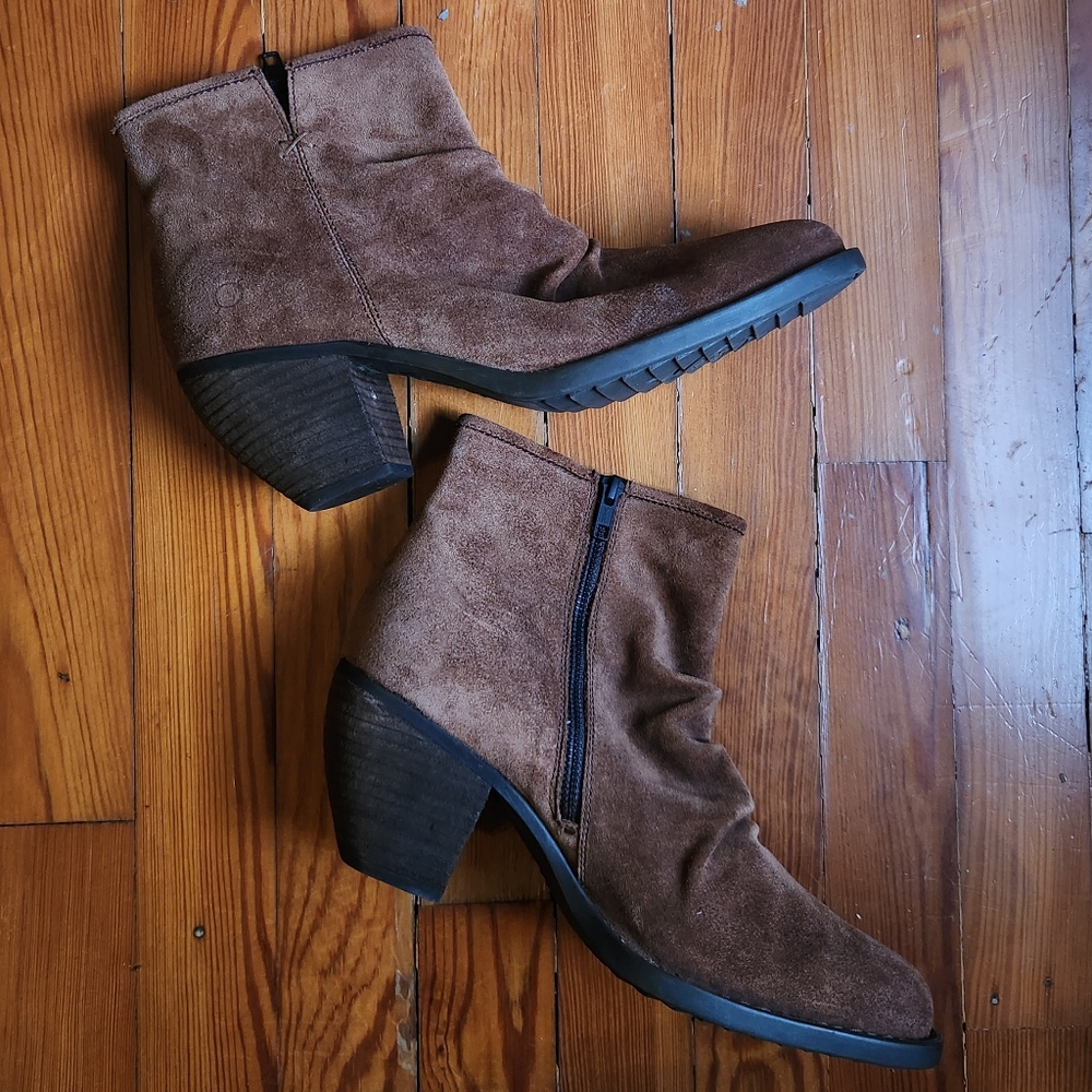 Born Leather Ankle Boots